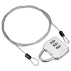 PATIKIL Security Steel Cable with 3 Digit Combination Lock, Travel