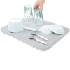 Drying Mat, Antibacterial, Quick-drying, Absorbent Mat, Dish Drying Mat, Roll-up,