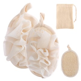 2 PCS Natural Loofah Sponge