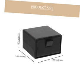 FRCOLOR Travel Jewelry Organizer Box Trays Ring Holder Necklace Earring Storage Case