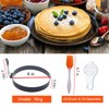 Pancake Ring for Griddle,2 Packs 6 Inch Egg Pancake Maker,Omelette