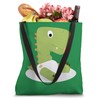 BABY DINOSAUR IN DIAPER WITH PACIFIER Tote Bag