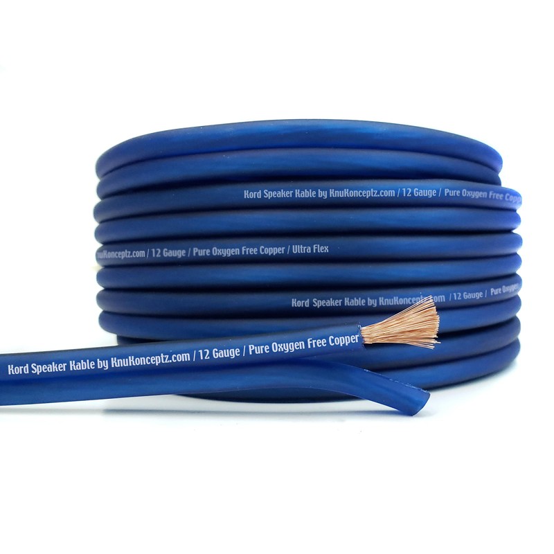 KnuKonceptz Kolossus 4 Gauge OFC Amplifier Installation Kit - Red