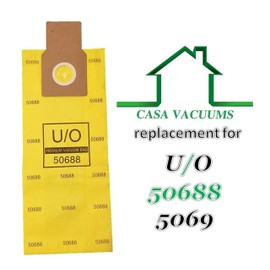 Casa Vacuums Replacement Kit for Kenmore Elite 31150 BU1018. 12 Style U Allergen Bags 50688 + 1 Sears Kenmore EF-9 Filter 53296. Kenmore Elite 31150 Bag and Filter Supply Kit.