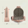 bella Flip-n-Store Waffle Maker with EverGood™ Ceramic Nonstick Coating, Fits-anywhere™
