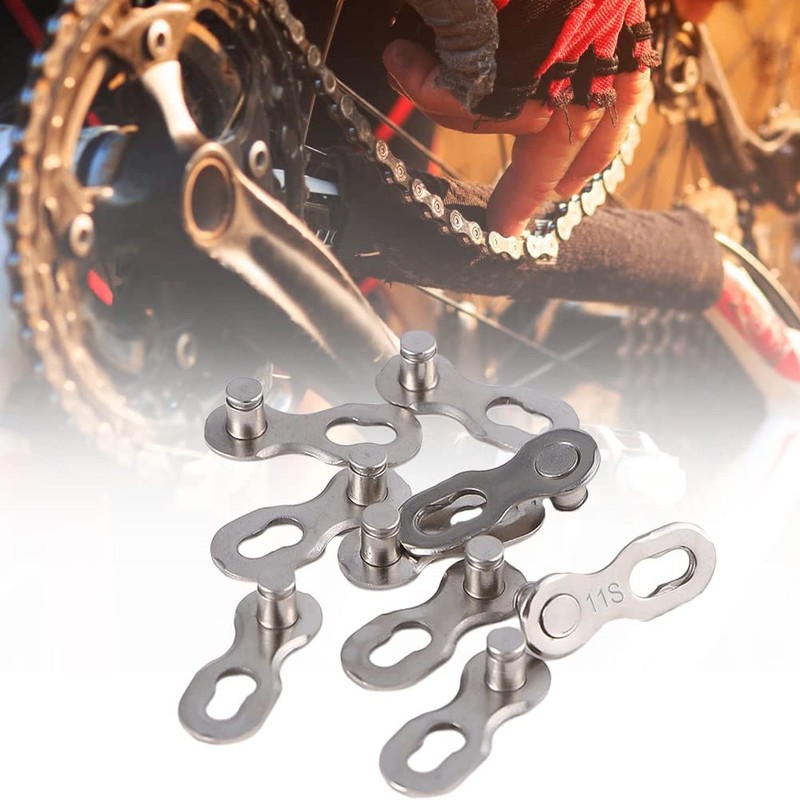 Kigauru 10 Pairs Bike Chain Connector 11 Speed Chain Steel