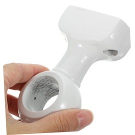 RORPOIR 2pcs Curtain Rod Bracket Hooks for Curtains Clothes Hanging Rack Stand Curtain Accessories Wood Curtain Rod Holders Towel Rack Holders Curtain Pole Holder Rod Wall Brackets Wooden