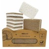 12 Pack Natural Kitchen Sponge - 12 Pcs Plant Based