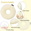 LYMOI Large Ear Piercing Pillow for Side Sleepers with Ear
