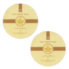 Mrs. Anderson's Baking Easy No-Mess Pie Crust Maker Bag, BPA Free, 14-Inch, Set of 2