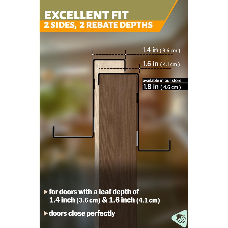 Menz Over Door Hanger – 10 pcs. in Black -