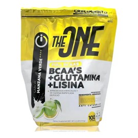 BCAA Glutamina Lisina 1kg The One Sabor Manzana Verde Suplemento Deportivo                                                                            