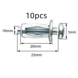 Naisfei M5 x 25 Cavity Dowels, Metal Cavity Dowels, Cavity Wall Anchors, Expansion Dowels, Can be Combined with Cavity Dowel Pliers for Home Decoration and Fixings
