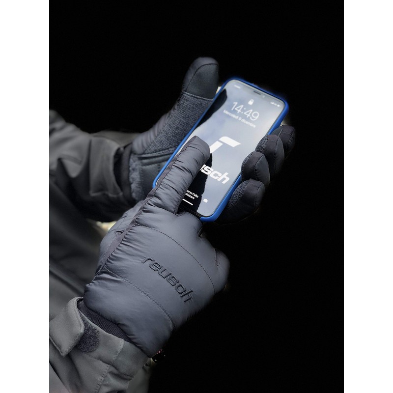 Reusch Herren Stratos Touch-TEC Handschuhe, Black, 9