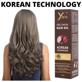 Yana Yana Onion & Black Seed Hair Oil For Long Hair By Korean Technology