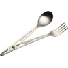 Nordisk 119020 Outdoor Cutlery Fork and Spoon Set, Titanium Cutlery,