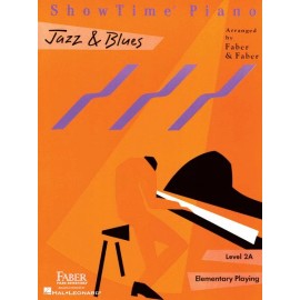 FABER PIANO ADVENTURES SHOWTIME JAZZ & BLUES LEVEL 2A MUSIC BOOK BRAND NEW SALE!