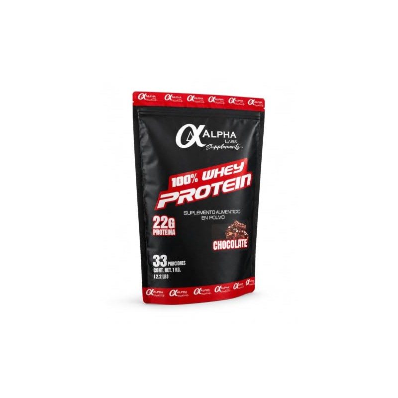 ALPHA LABS SUPPLEMENTS - Alpha Labs 100% Whey Protein 1