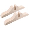 MERRYHAPY 2pcs Divider Stand Base Folding Screen Feet for Partitions