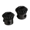 CNBTR 2pcs Mechanical Bevel Gear 8mm Hole Diameter 1 Module