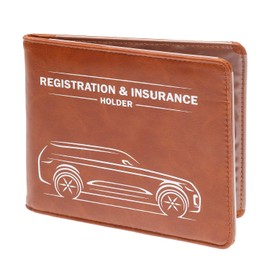 Canopus Car Registration and Insurance Holder with Magnetic Closure, Car Document Holder, Vehicle Glove Box Organizer, Wallet for Auto, Motorcycle, Truck and more, 1 Pack with EZ Pass Strip, SUV