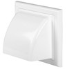 Awenta 4" Inch Wall Vent Cover with Backdraft Damper -