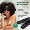 100% Mulberry Silk Sleep Mask – Total Blackout Eye Mask
