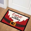 MoonWorks® Doormat Christmas with Saying "Eintritt nur mit Geschenken Santa