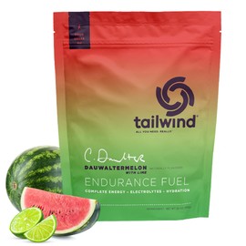 Tailwind Nutrition Endurance Fuel, Carbohydrate & Electrolyte Sports Drink Mix Powder, Gluten-Free, Vegan, Dauwaltermelon, 30 Servings