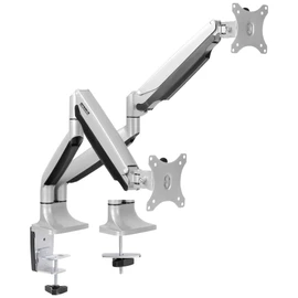 Speaka Professional SP-MM-930 Dual Monitor Mount 33.0 cm (13) - 81.3 cm (32) Gas Pressure Technology, Swivelling, Tilting