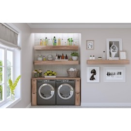 0.75 in. D x 7.25 in. W x 24 in. L Unfinished Natural Hickory Wood Board