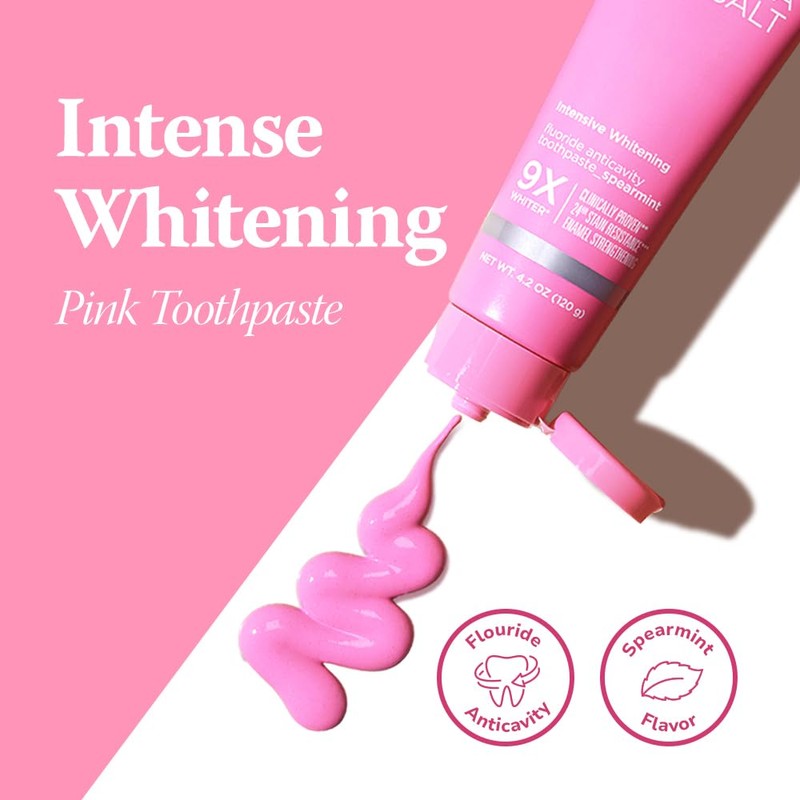 HIMALAYA PINKSALT Intensive Whitening Toothpaste - Teeth Whitening, Deep Stain