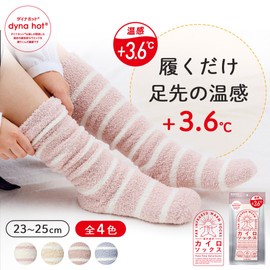 [Cairo Socks] [MEGUMI's Favorite + 3.6 °C Socks] Warm Socks, Room Socks, Warm Socks, Fluffy Socks, Cold Protection, Warm Goods, Gift, Christmas Present, Autumn & Winter, Women's, 9.1 - 9.8 inches