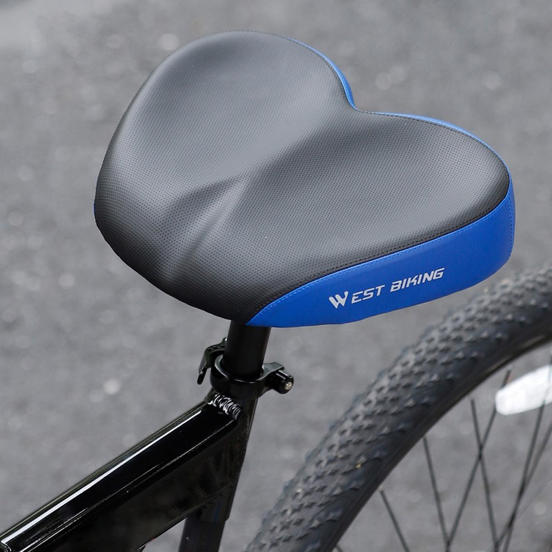 WEST BIKING Ergonomic Bicycle Replacement Saddle Soft Widen Thicken Road