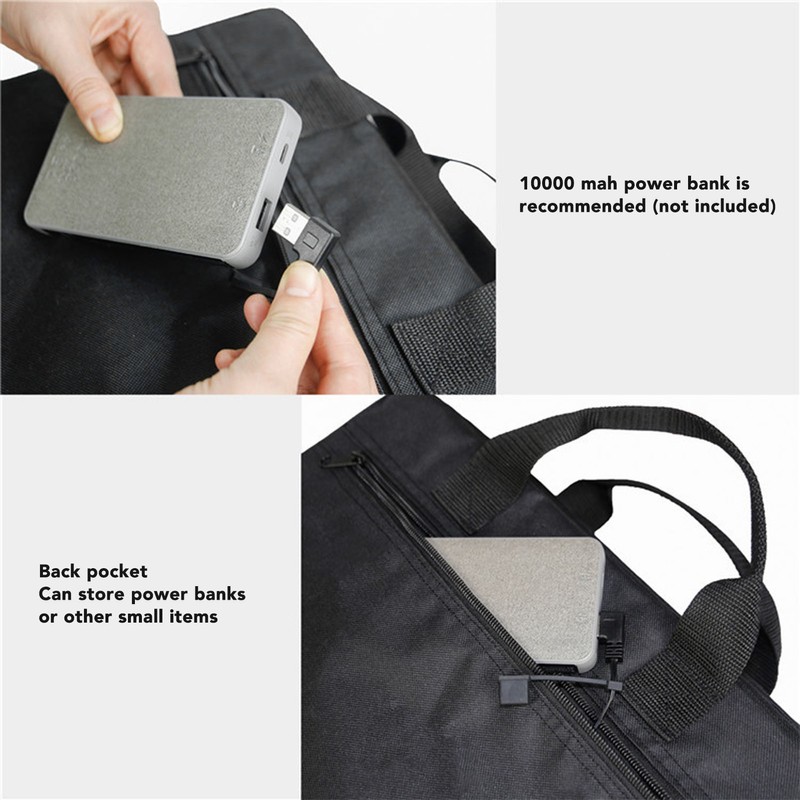 Portable Heating Pad Heated Stadium Cushion for Office Outdoor Camping