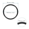QUARKZMAN Nitrile Rubber Ring Round Washer 220 mm x 208.6