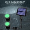 JUSTUP Outdoor Solar Pond Lights, 2 in 1 12 LEDs