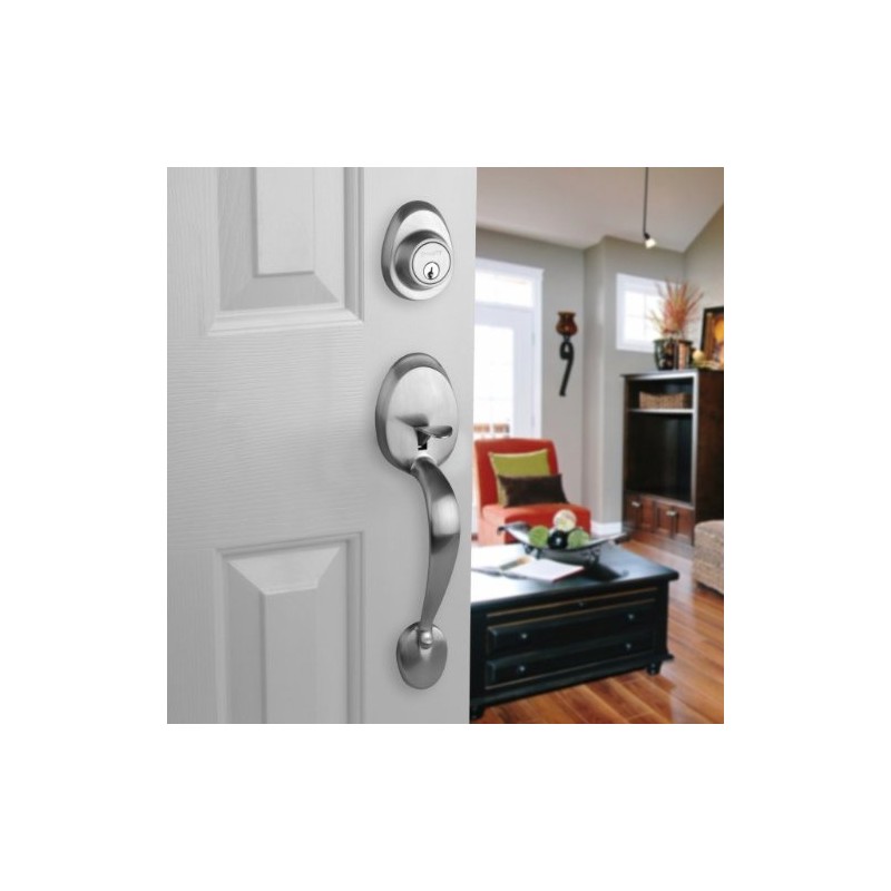 Dynasty Hardware COL-VAI-100-15 Colorado Front Door Handle Set with Vail