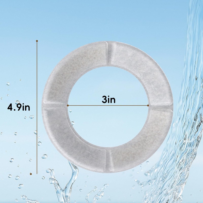 UPSKY 4PCS Replacement Filters for 8L/2.1Gal, 10L/2.6Gal and 12L/3.17Gal Round