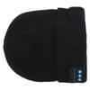 LED Beanie Hat with Headphones Wireless Black Musical Knitted Cap