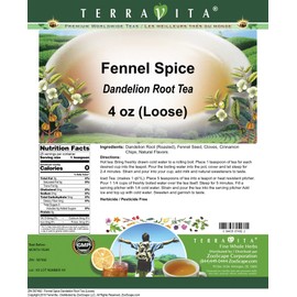 Fennel Spice Dandelion Root Tea (Loose) (4 oz, ZIN: 567492)