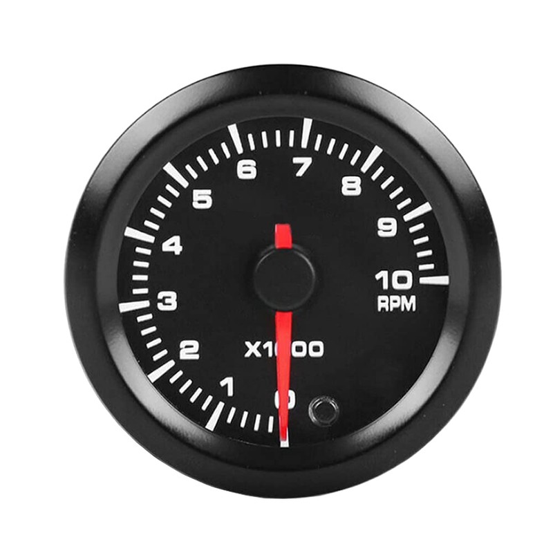ESUPPORT Universal Car 2 inch 52mm Pointer Tacho Tachometer Gauge
