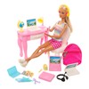 Barwa 31 Pcs Doll Study Supplies for 11.5 Inch Doll