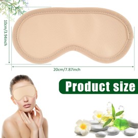 2 Pcs Castor Oil Pack for Eyes, Reusable Washable Bamboo Flannel Castor Oil Wrap with Adjustable Elastic Strap, Soft Comfortable Castor Oil Compress Pads - Less Mess, Comfort Sleep