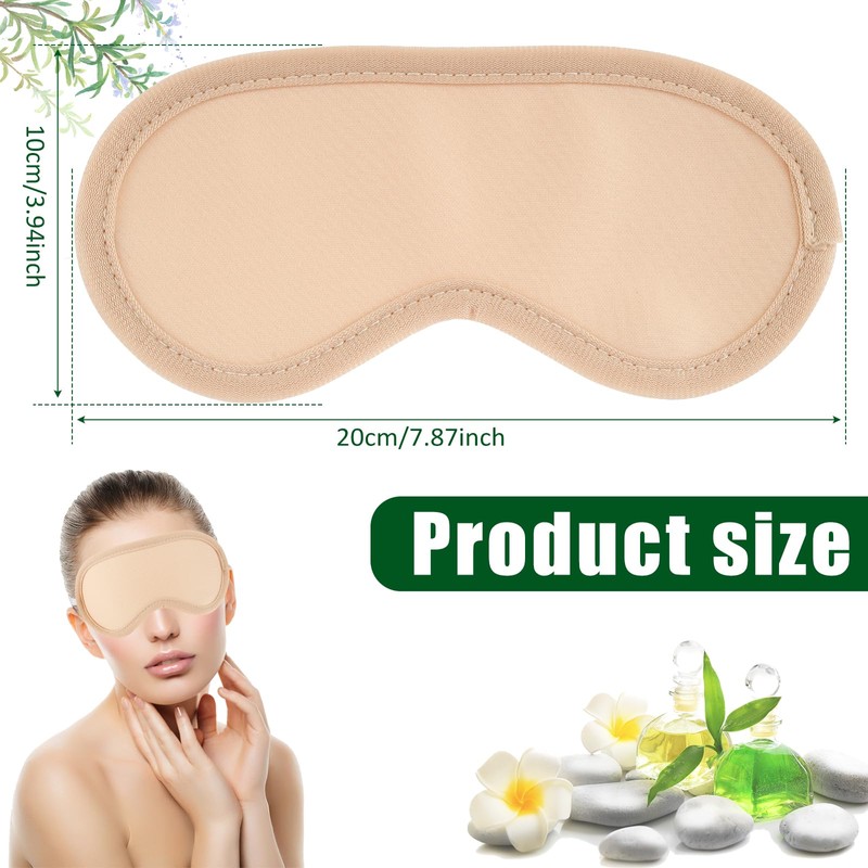 2 Pcs Castor Oil Pack for Eyes, Reusable Washable Bamboo