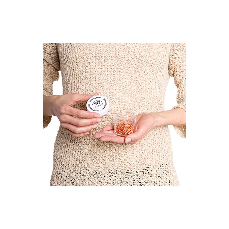 Redecker Copper Cleaning Beads, Innovative Gentle Cleaning Solution for Vases,