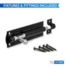 XFORT® 2 Pack Heavy Duty Tower Bolt Black 100mm (4"),
