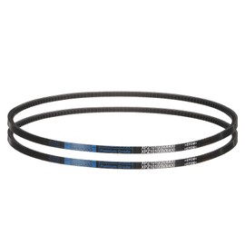 sourcing map 2pcs 3VX400 Rubber V-Belt, Raw Edge Cogged Industrial V Belt 40" Length x 0.38" Width x 0.32" Thickness