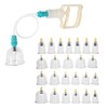 24pcs Professional Magnetic Therapy Vacuum Suction Cupping Set Body Treatment