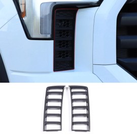 carworld66 For Toyota Tundra 2022+ Carbon Fiber ABS  Front Grille Air Intake Frame Trim